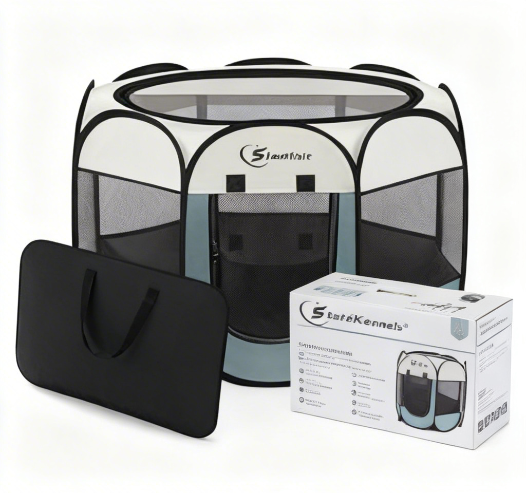 SafeKennels® Furry Fortress Dog Crate – The Indestructible, Cozy Safe Haven for Your Pup’s Naps, Playtime & Secret Hideout