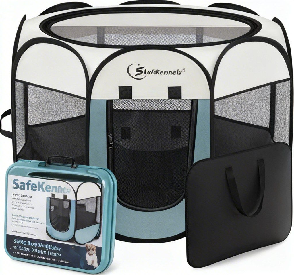 SafeKennels® Pup’s Houdini-Proof Dream Crate: Cloud-Soft, Home-Ready Dog Sanctuary – Where Your Fur Baby Feels Safe, Snug & Loved 24/7!