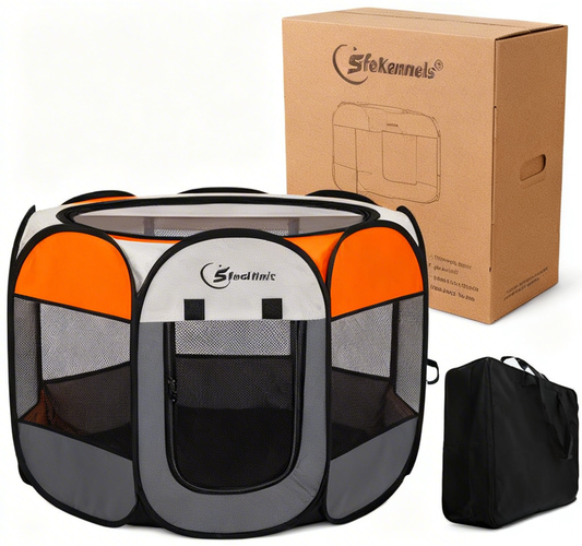 SafeKennels® Canine Cloud9 Fortress – Your Dog’s Private Royal Suite for Napping, Zoomies & Stress-Free Snuggles 🐾