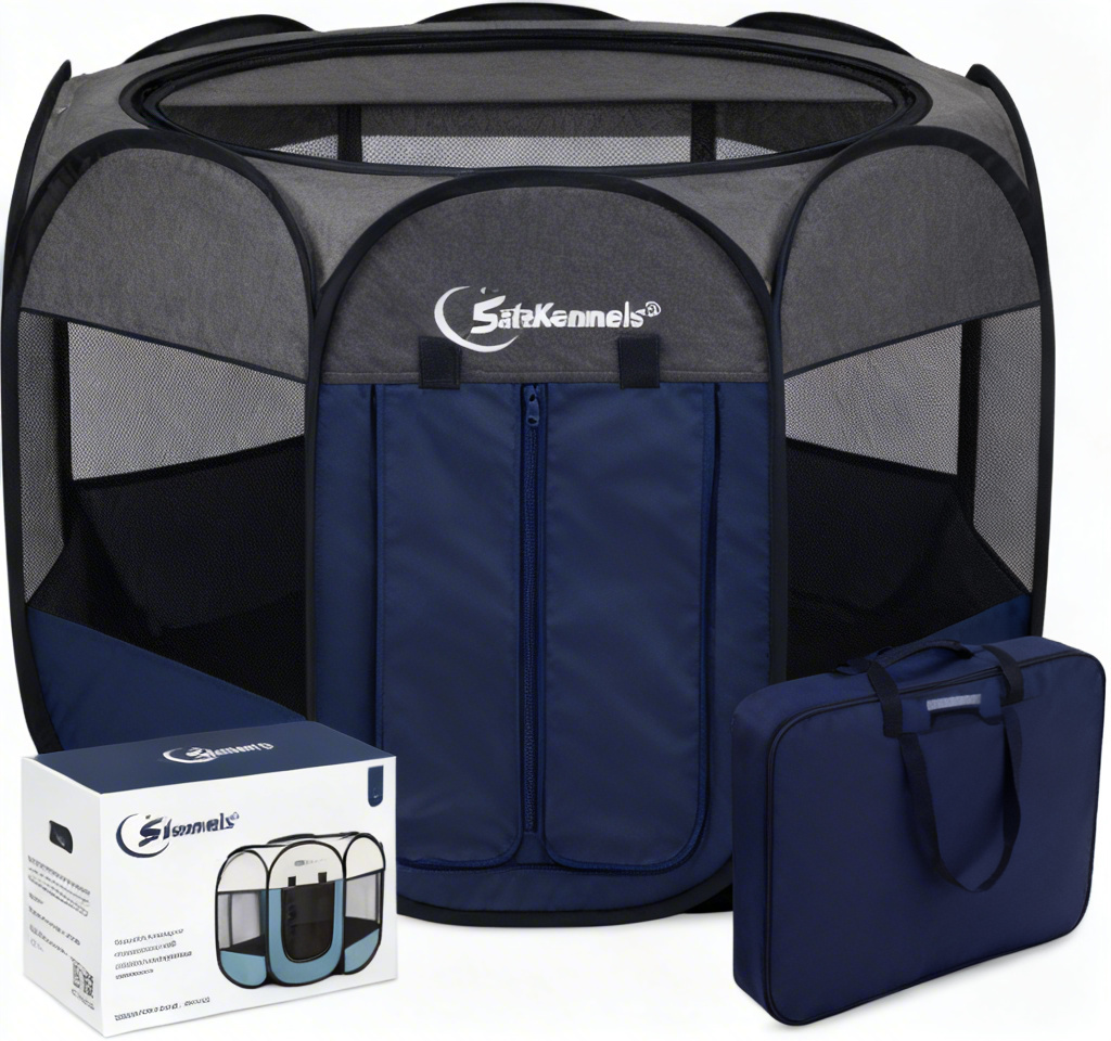 SafeKennels® Pup’s Secret Snuggle Citadel: Indestructible Dog Crate | Your Fur Baby’s Cozy, Safe Retreat for Naps, Training & Stress-Free Days