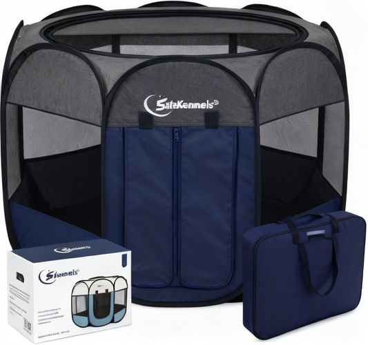 SafeKennels® Pup’s Secret Snuggle Citadel: Indestructible Dog Crate | Your Fur Baby’s Cozy, Safe Retreat for Naps, Training & Stress-Free Days