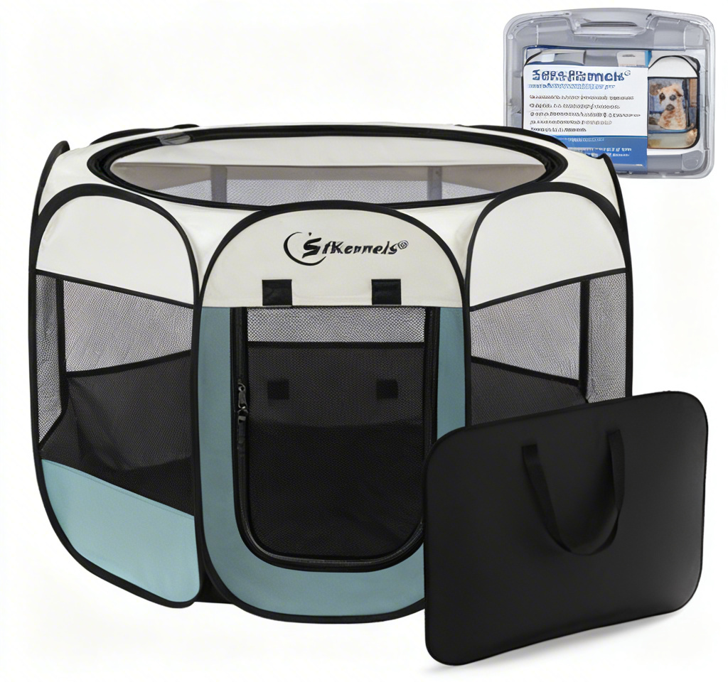 SafeKennels® Pup’s Secret Castle: Escape-Proof, Chew-Resistant Dog Crate – Your Fur Baby’s Cozy Secure Haven for Naps, Storm Anxiety & Stress-Free Alone Time
