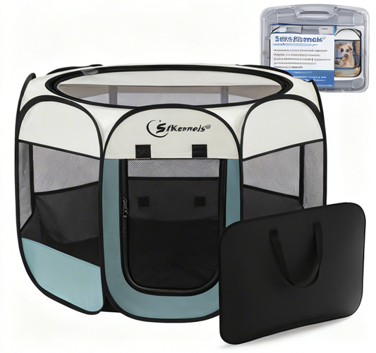 SafeKennels® Pup’s Secret Castle: Escape-Proof, Chew-Resistant Dog Crate – Your Fur Baby’s Cozy Secure Haven for Naps, Storm Anxiety & Stress-Free Alone Time