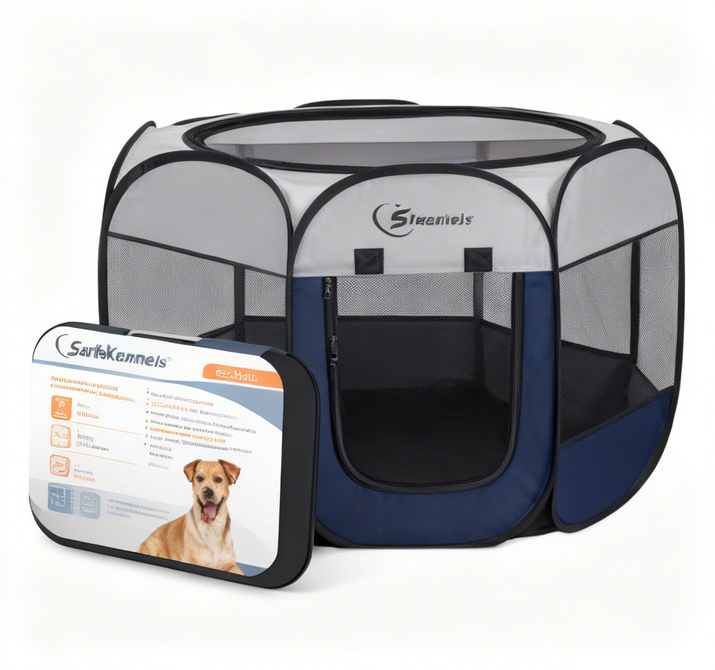 SafeKennels® Furry Royalty Private Castle - Heavy-Duty Indoor/Outdoor Dog Crate | Cozy, Secure Retreat for Your Pup’s Ultimate Relaxation